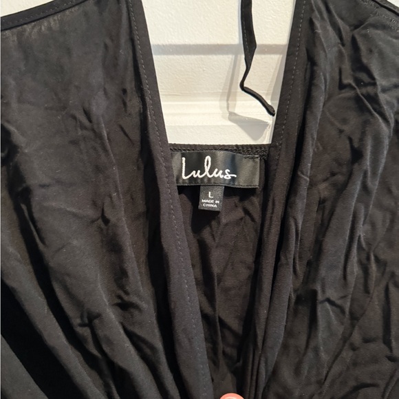 Lulus black jumpsuit size large - Picture 4 of 4